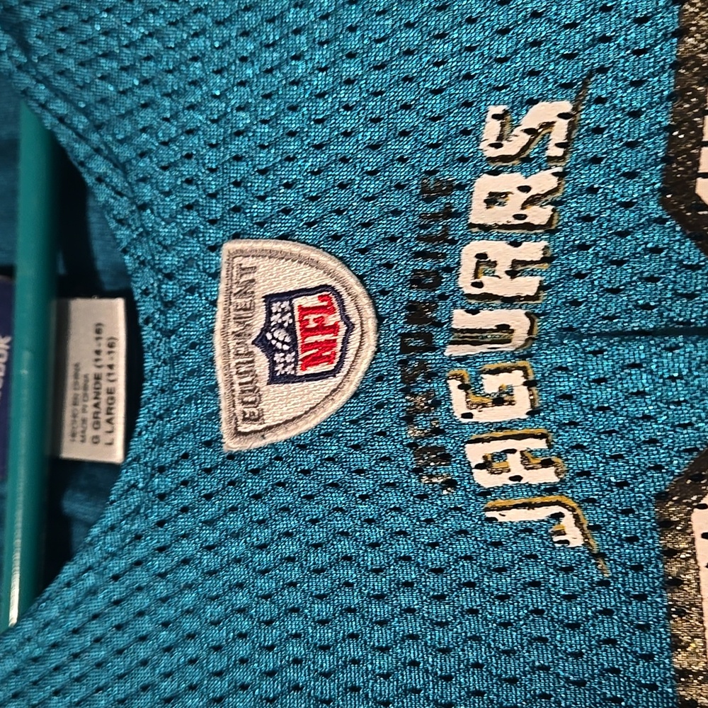 Jacksonville Jaguars Jersey BRITTON #73 Reebok On Field Large 14-16 - Picture 6 of 11